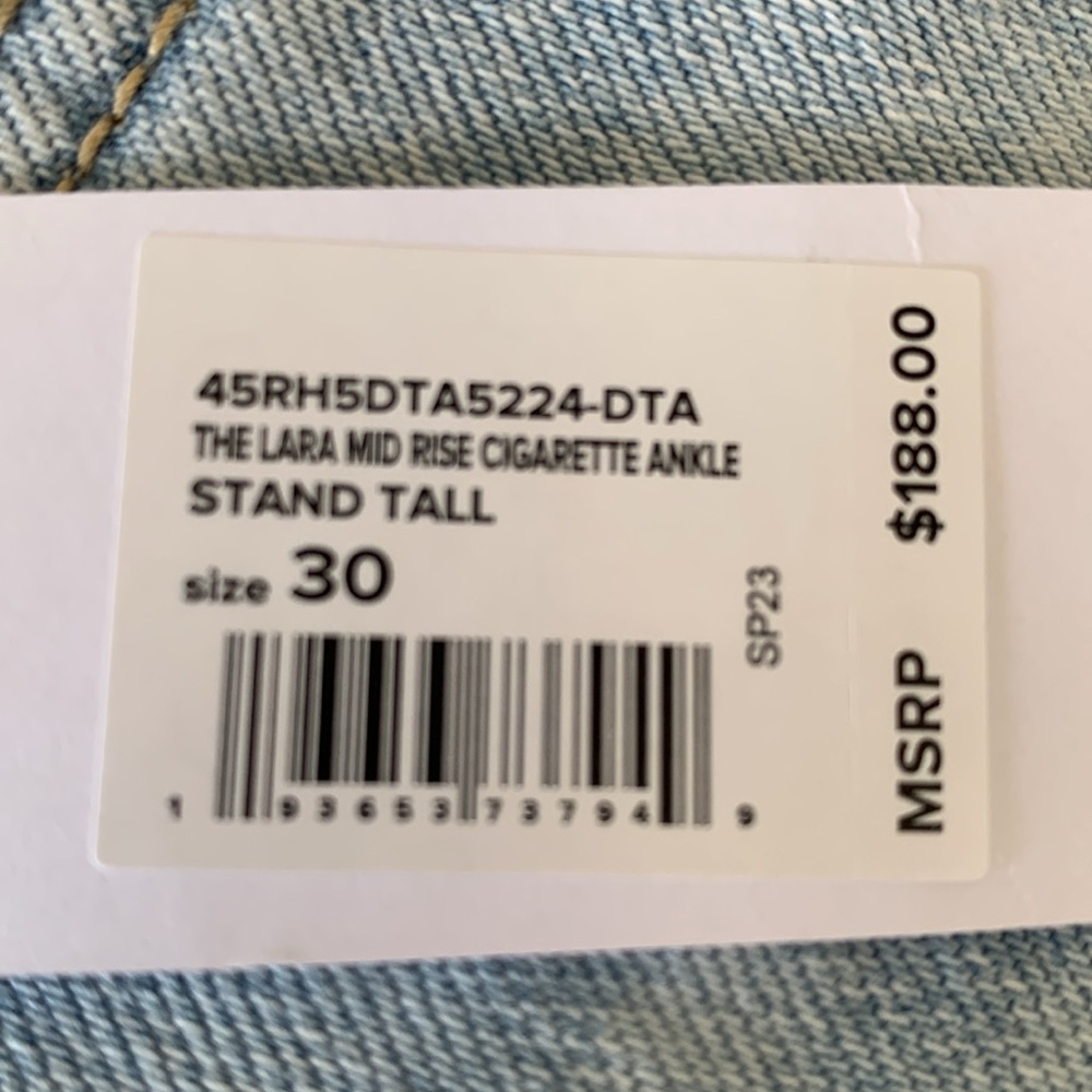 JOE’S JEANS The Lara Mid Rise Cigarette ankle jeans in stand tall size 30 - Picture 11 of 13